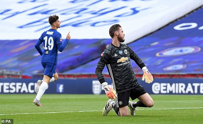 MU bị Chelsea loại ở bán kết FA Cup có lỗi không nhỏ từ sai lầm của De Gea và hàng thủ "Quỷ đỏ"