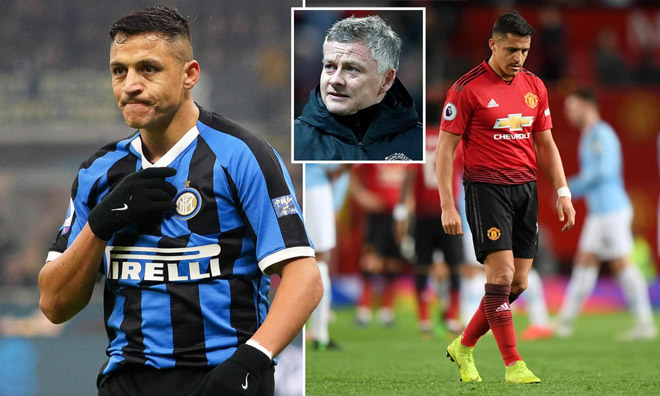 Sanchez thi đấu không tốt cả trong màu áo MU lẫn Inter Milan