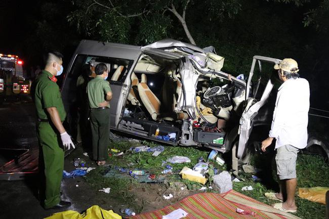 Hiện trường vụ tai nạn tại Bình Thuận