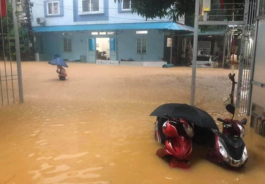 Hà Giang hứng chịu trận mưa lũ lịch sử trong vòng 60 năm trở lại đây. Ảnh HB Hà Giang.