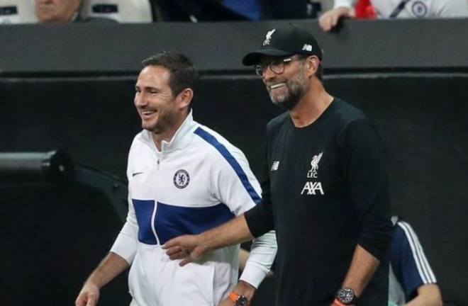 Klopp từng thắng Lampard ở Siêu cúp châu Âu và lượt đi Ngoại hạng Anh