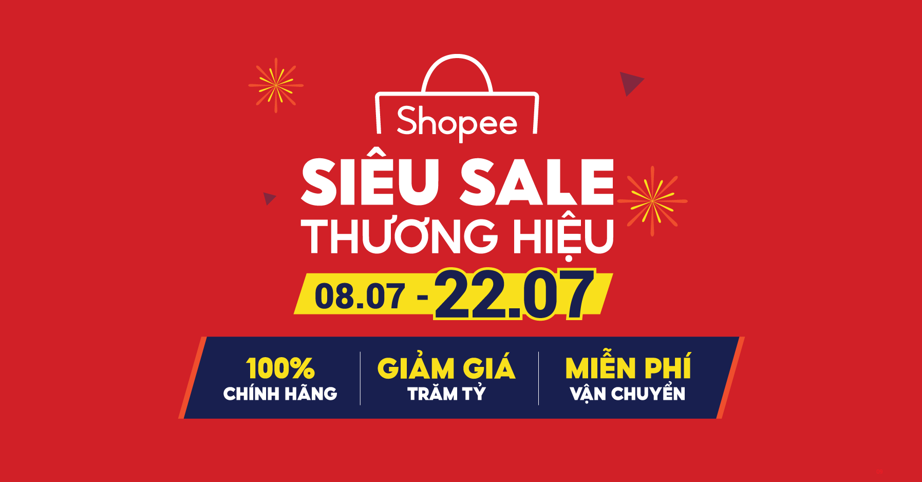 Cần gì đợi lương khi Shopee giảm giá trăm tỷ: Vừa siêu sale thương hiệu vừa miễn phí vận chuyển - 1
