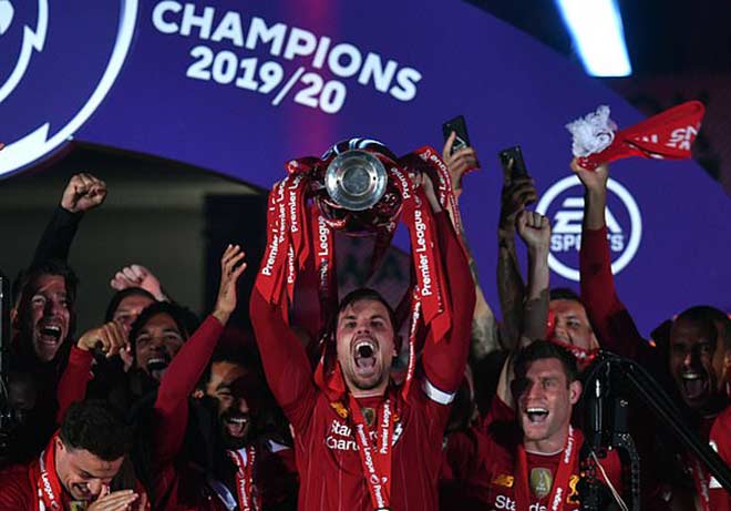 Henderson và các đồng đội là nhà vô địch Premier League 2019/20