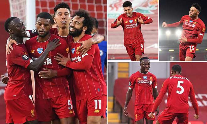 Liverpool đại thắng Chelsea 5-3 càng làm cho không khí ăn mừng thêm sôi động