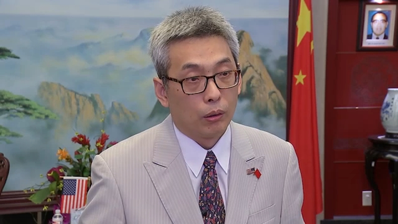 Tổng lãnh sự Trung Quốc ở Houston, Thái Vĩ nói rằng ông bị sốc.
