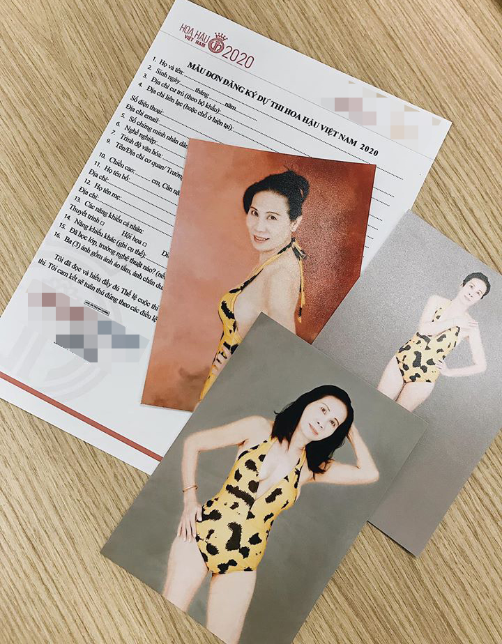 Hồ sơ của thí sinh 59 tuổi đăng ký thi “Hoa hậu Việt Nam 2020” gây xôn xao