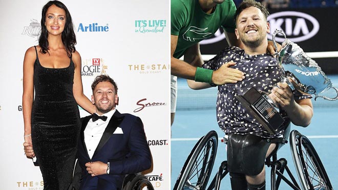 Dylan Alcott và bạn gái xinh đẹp