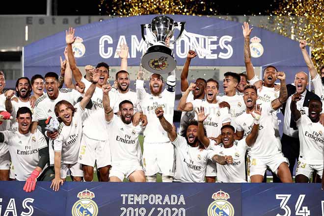 Real vô địch La Liga 2019/20
