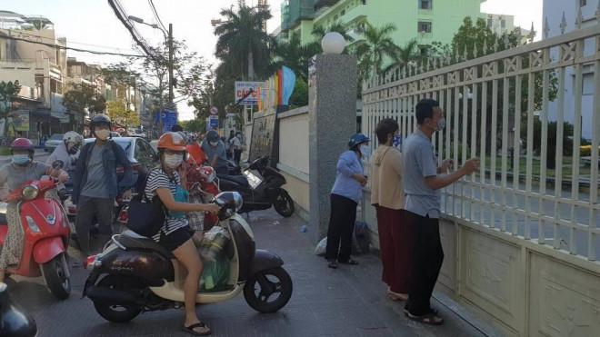 Khu vực Bệnh viện C và Bệnh viện Đa khoa Đà Nẵng nơi 2 bệnh nhân nhiễm COVID-19 ở Đà Nẵng đang điều trị