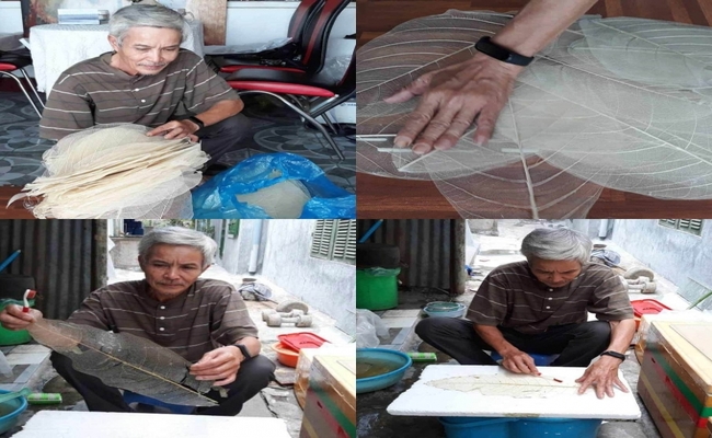 Tính đến thời điểm hiện tại, một ngày ông Hùng làm nhiều nhất từ 2- 3 cái nón lá và nếu có sẵn xương lá, trung bình mỗi thợ một tháng có thể làm được khoảng 60 sản phẩm.
