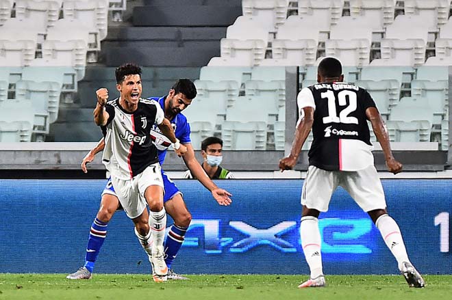 Ronaldo tỏa sáng và Juventus vô địch Serie A