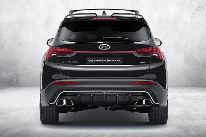 Hyundai SantaFe 2021 &#34;siêu ngầu&#34; với gói phụ kiện N-Performance - 5