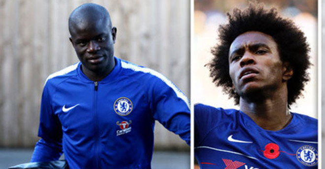 Kante và Willian nhiều khả năng sẽ trở lại thi đấu khi Chelsea quyết chiến Arsenal ở chung kết FA Cup cuối tuần này