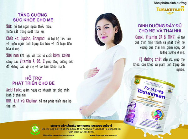 Sữa For Mum Tasuamum HMO - Dưỡng chất hoàn hảo, tăng khả năng đề kháng cho mẹ và bé - 1