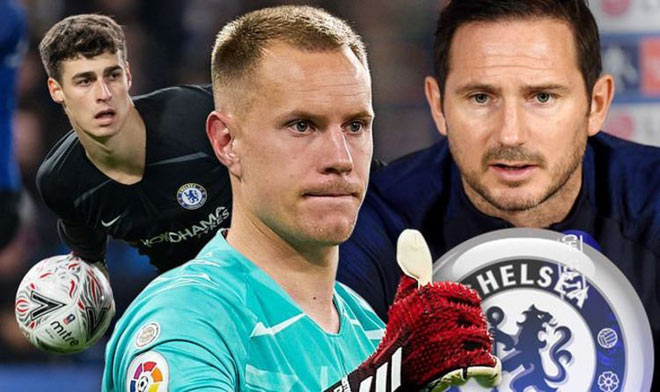 Ter Stegen (Barca) được Chelsea nhắm đến để thay thế Kepa Arrizabalaga