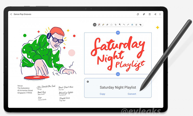 Hình ảnh mới &#34;gây sốt&#34; về cặp máy tính bảng Galaxy Tab S7 - 5