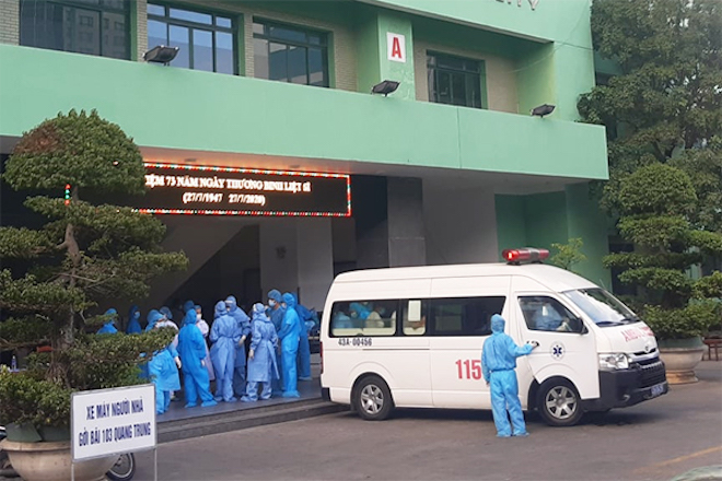 Bệnh viện Đà Nẵng là một trong những nơi điều trị COVID-19.