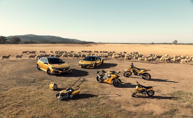 Honda ghi dấu chặng đường 50 năm hoạt động tại Australia bằng việc giới thiệu một loạt sản phẩm mạ vàng từ ôtô, xe máy cho tới máy phát điện hay máy cắt cỏ.
