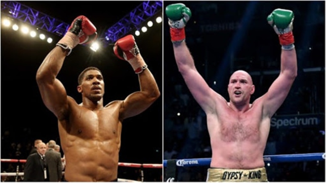 Anthony Joshua và Tyson Fury