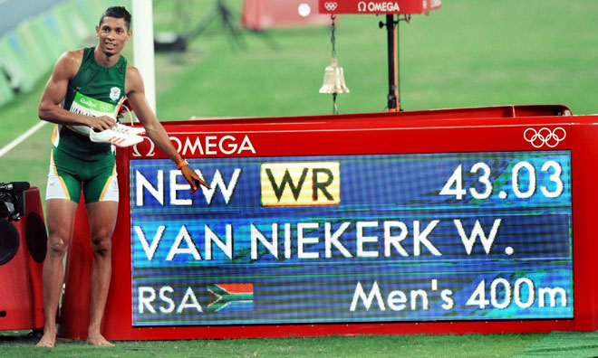 Kỷ lục gia Olympic và điền kinh thế giới người Nam Phi - Wayde van Niekerk đã mắc Covid-19