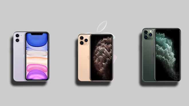 iPhone 11, iPhone 11 Pro và iPhone 11 Pro Max.