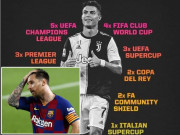 Bóng đá - Đêm nay Ronaldo đón danh hiệu thứ 32: Còn kém Messi mấy cúp?