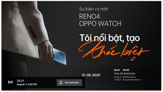 TRỰC TIẾP: Sự kiện ra mắt OPPO Reno4 và OPPO Watch - 52