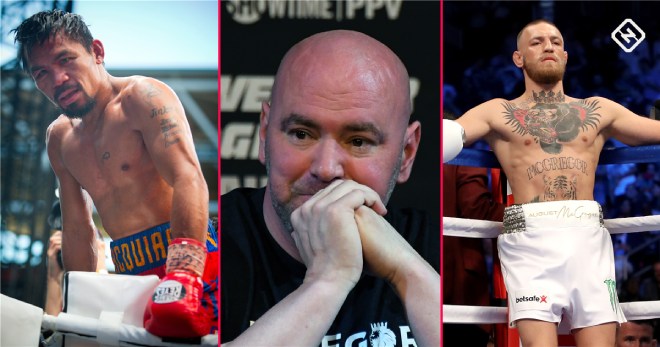 Dana White không ủng hộ McGregor thượng đài với Pacquiao