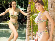 Đời sống Showbiz - Hoa hậu tuyên bố &quot;lấy chồng vì tiền&quot; tung ảnh bikini mượt mà như gái còn son