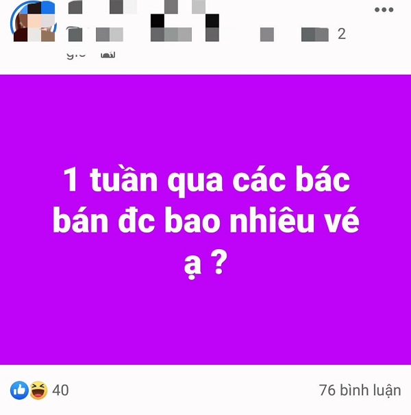 Một câu hỏi của nhân viên phòng vé nhận được nhiều lượt tương tác của đồng nghiệp