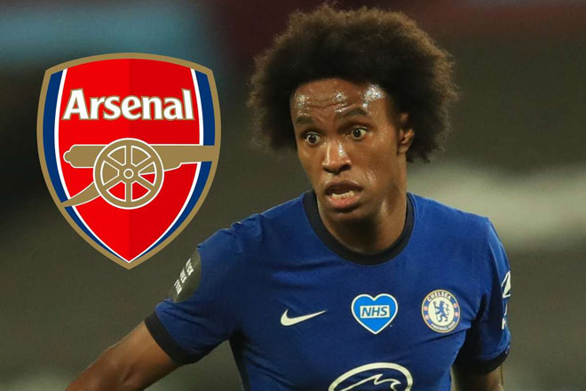 Arsenal sáng cửa có Willian sau khi Chelsea không chấp nhận ký hợp đồng mới có thời hạn 3 năm với anh