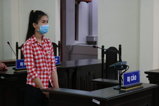 Bị cáo Nguyễn Thị Phượng tại phiên xử sơ thẩm