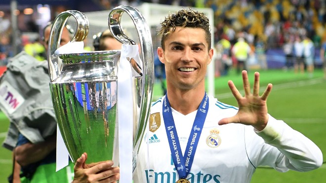 Ronaldo là cầu thủ duy nhất 5 lần vô địch C1