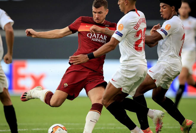 Dzeko phải đối diện thử thách cực kỳ khó khăn mang tên Sevilla