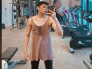 Thời trang - “Người yêu&quot; của hoa hậu Mai Phương Thúy mặc váy đi tập gym?