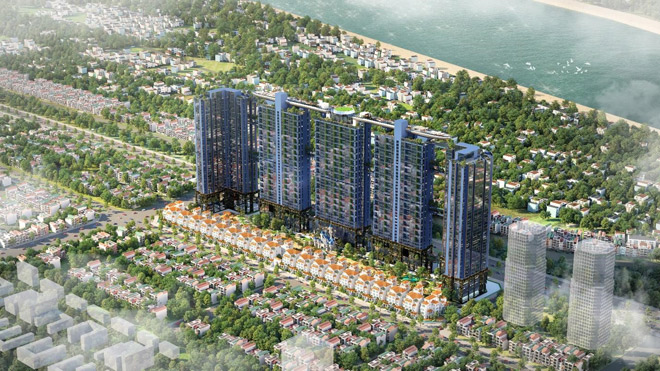 Những dự án nằm gần sông, gần thảm thực vật thiên nhiên xanh thẳm luôn sở hữu giá trị đắt đỏ và được giới thượng lưu săn đón