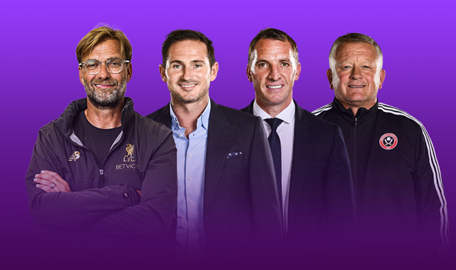 Đề cử cho hạng mục "HLV xuất sắc nhất Ngoại hạng Anh 2019/20":&nbsp;Jurgen Klopp (Liverpool), Frank Lampard (Chelsea), Brendan Rodgers (Leicester),&nbsp;Chris Wilder (Sheffield)