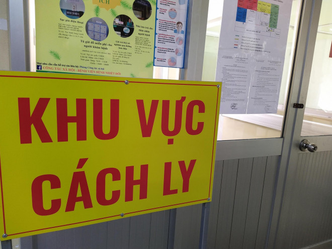 Khu cách ly bên trong Khoa Nhiễm D - Bệnh viện Bệnh Nhiệt Đới TP HCM, nơi 8/9 bệnh nhân Covid-19 mới được đưa đến cách ly điều trị - ảnh: ANH THƯ