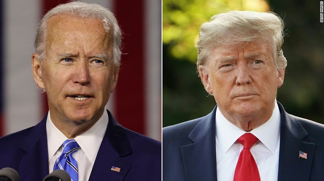 Cuộc bầu cử tổng thống Mỹ năm nay là cuộc đua giữa ông Trump và ứng cử viên Joe Biden.