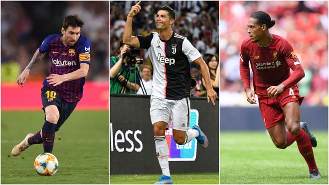 Messi, Ronaldo và Van Dijk trong đội hình tiêu biểu của Whoscored