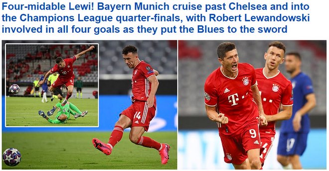 Daily Mail&nbsp;ca ngợi Lewandowski