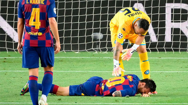 Messi khiến các fan lo lắng nhưng vẫn sẽ kịp cùng Barcelona đại chiến Bayern Munich