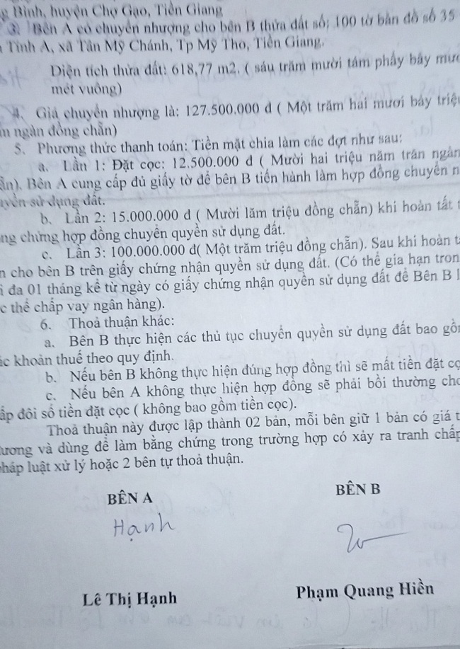 Anh thừa nhận những lần mua đất mùa mình đầy ly kỳ