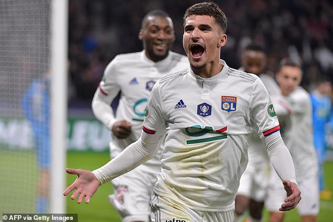 "Zidane mới"&nbsp;Houssem Aouar được Man City, Juventus, Arsenal quan tâm