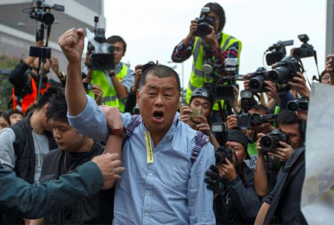 Jimmy Lai là người ủng hộ các phong trào biểu tình Hong Kong. (Ảnh: Reuters)