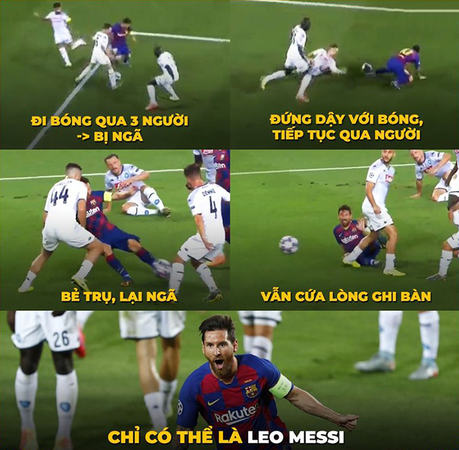 Làm được những điều phi thường chỉ có thể là Lionel Messi.