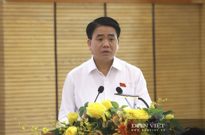 Ông Nguyễn Đức Chung bị tạm đình chỉ sinh hoạt các chức vụ Đảng và tạm đình chỉ chức Chủ tịch UBND thành phố Hà Nội. (ảnh: T.A)