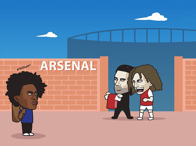 Arsenal vẫn đang mong ngóng thương vụ Willian nhanh chóng hoàn tất.