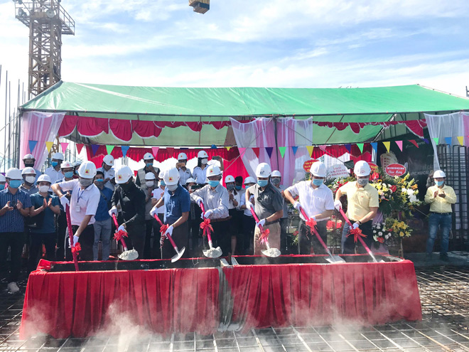 Hình ảnh tại buổi lễ cất nóc dự án Apec Mandala Wyndham Hải Dương