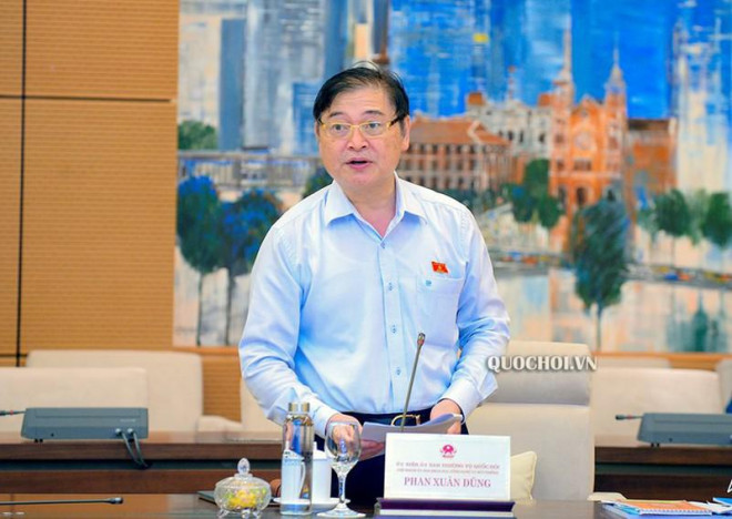Chủ nhiệm Uỷ ban Khoa học Công nghệ và Môi trường Phan Xuân Dũng. Ảnh: Quochoi.vn